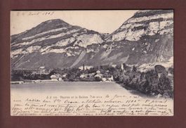GENEVE - Veyrier et le Salève - 1905 // plis d'angle //