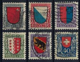 Pro Juventute Serie 1920-1921 gest. SBK 125.-