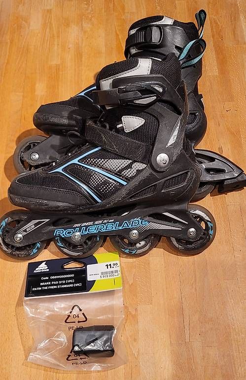 Pattini in linea & Pattini a rotelle: Rollerblades original Gr. 40 (eher Gr. 39) – Usato da Lostorf venduto da Takel 2