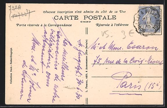 Cartes postales: Saint-Gingolph, Lac Léman, Débarcadèr – D'occasion à Berlin par bartko-reher 1
