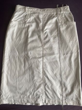 Golf Jupe, Rock weiss, Gr. 42, mit Seitentaschen, Gummizug