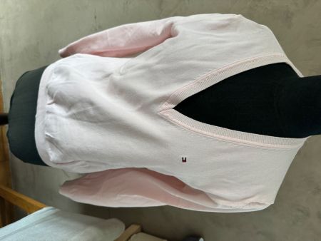 Pull rose Tommy Hilfiger taille L femme 👚 🌸