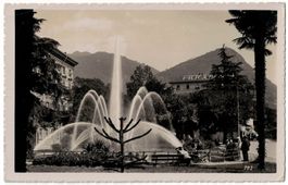 Lugano, giardini pubblici, circolata 1937