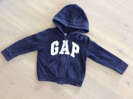 Kapuzenpulli GAP, blau, Grösse 5 Jahre