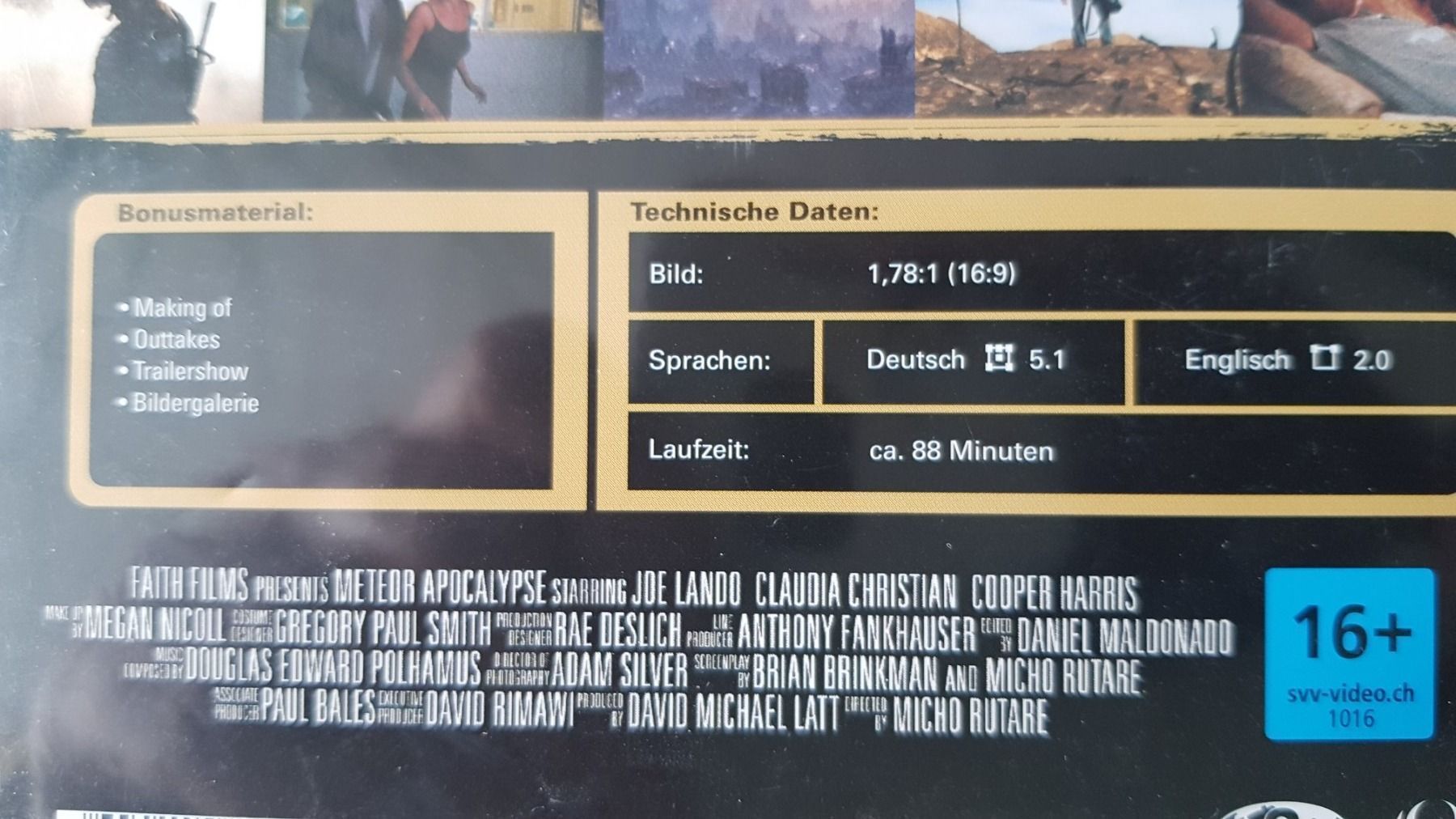 Tutti i DVDs: DVD Meteor Apocalypse – Usato da Oetwil am See venduto da fineli2 1