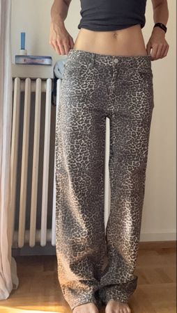 Pantalon léopard baggy 