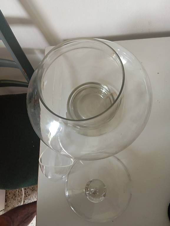 Bicchieri: Bowle Glas Schale mit Löffel und Deckel gebraucht – Usato da Basel venduto da Petergunn 4