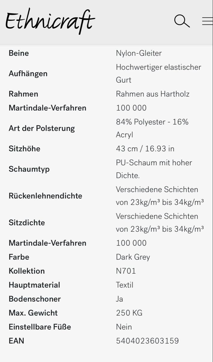 Ethnicraft Divani: Sofa – Usato da Erlinsbach venduto da Mel-la-to 2