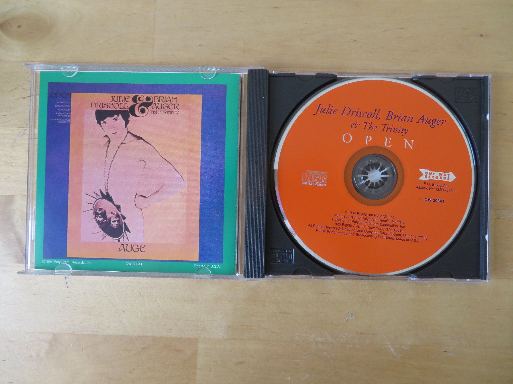 CDs: JULIE DRISCOL, BRIAN AUGER "Open" – D'occasion à zürich par Goldimmund 1