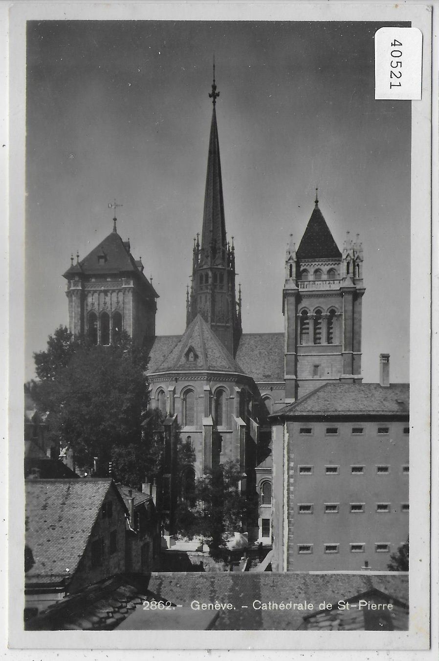 Cartoline postali: Geneve - Cathedrale de St. Pierre – Usato da Ettingen venduto da Kartenplanet
