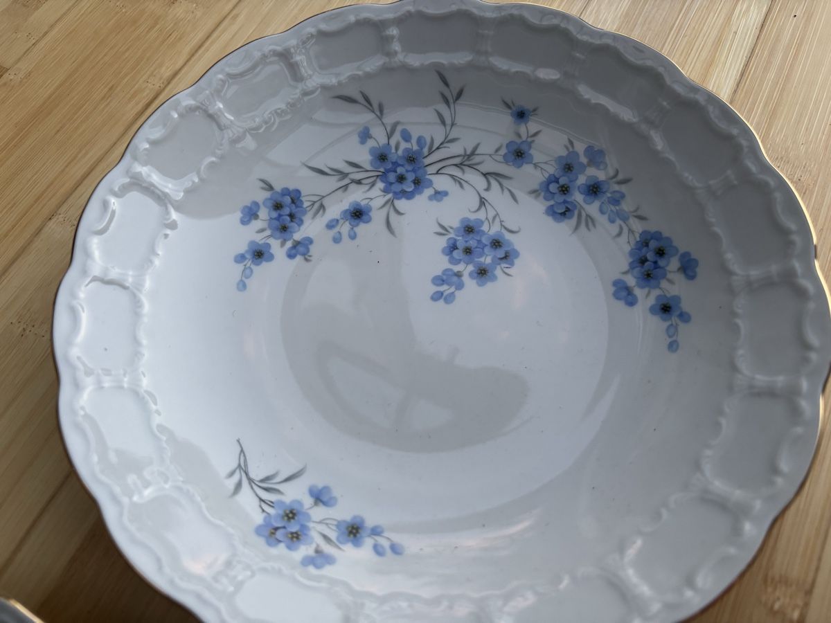 Set di piatti: Langenthal Geschirrset weiss blau – Usato da Uster venduto da Bigi01 4