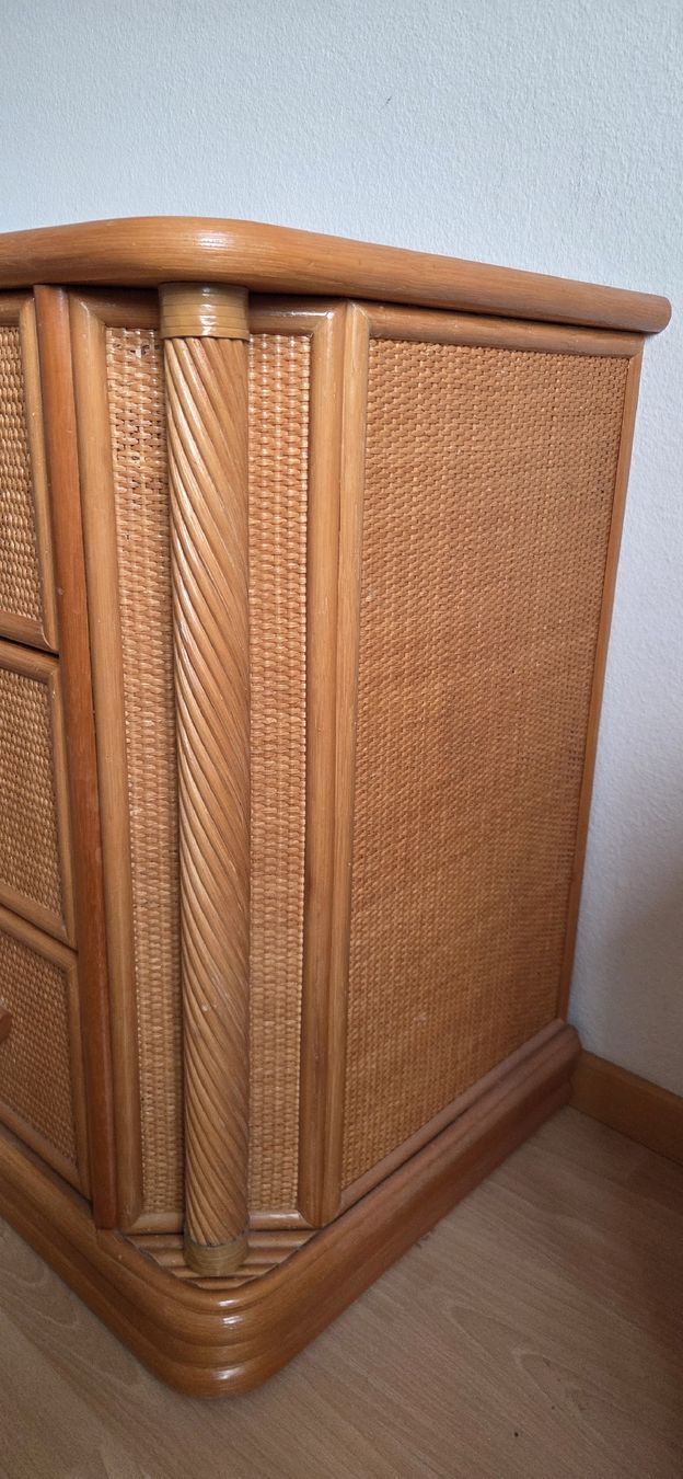 Comodini: Nachttisch Rattan – Usato da Andermatt venduto da YvZi24 2