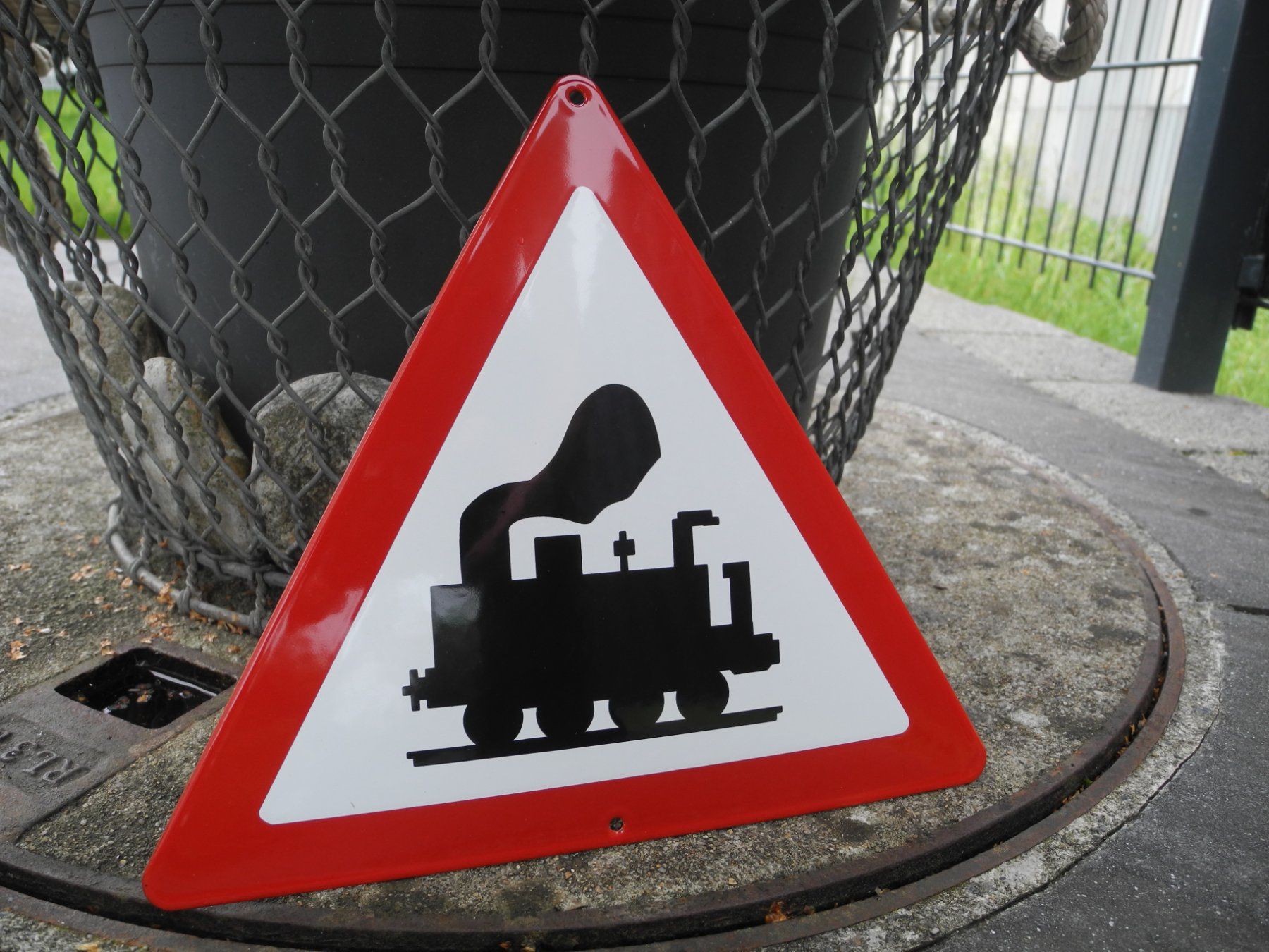 Schilder: DAMPFLOK EMAILSCHILD – Neu (gemäss Beschreibung) aus Reinach AG von Huckleberrysix 1