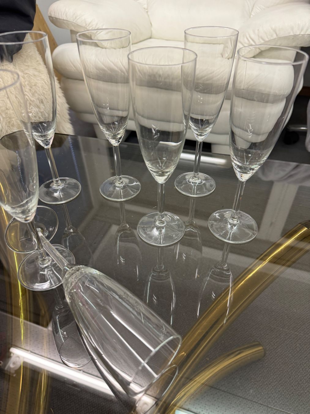 Bicchieri: Champagner Gläser aus Glas – Usato da Basel venduto da sch_9g6x 1