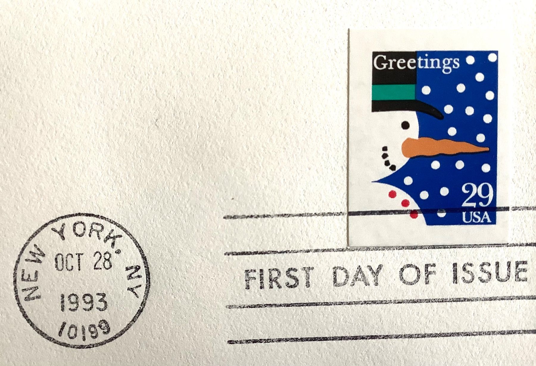 Tutti i francobolli: 1993 - USA  / FDC -  Greetings 93  - Div. Varianten – Nuovo (secondo la descrizione) da Liestal venduto da Skunk02 1
