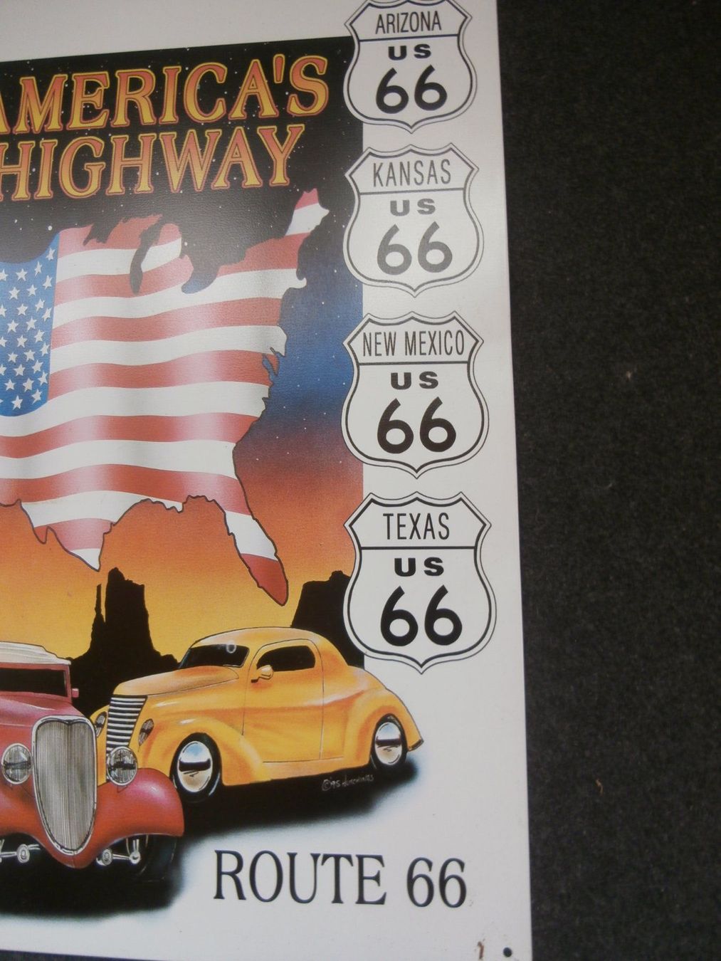Insegne: Blechschild America's Highway / Route 66 – Usato da Rüschegg-Heubach venduto da Ofen111 1