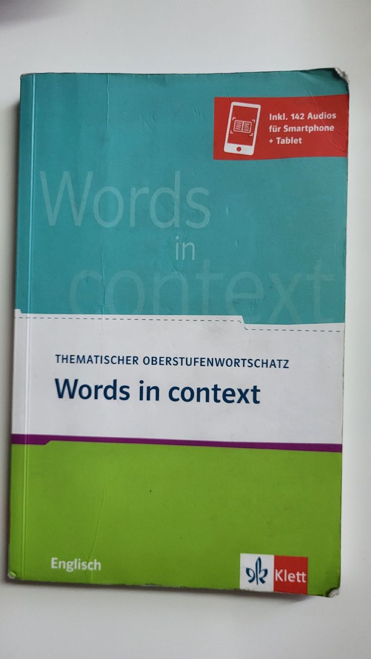 Libri: Words in Context - Thematischer Oberstudenwortschatz – Usato da Hägglingen venduto da Sternchen_010