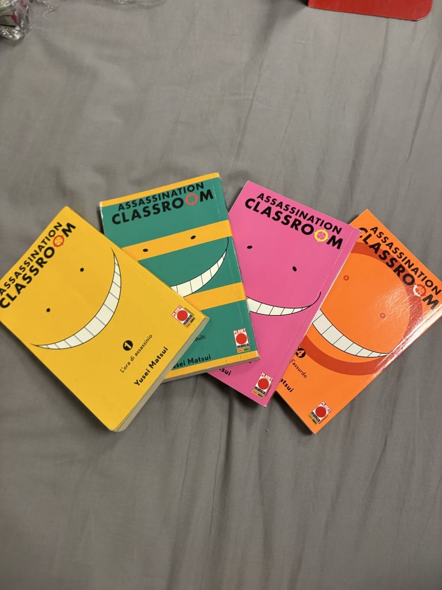 Fumetti: Manga Assassination Classroom vol. 1-4 – Usato da Massagno venduto da ZeMa