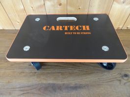 CARTECH Rollbrett mit Griff neu, mit 4 Lenkrollen