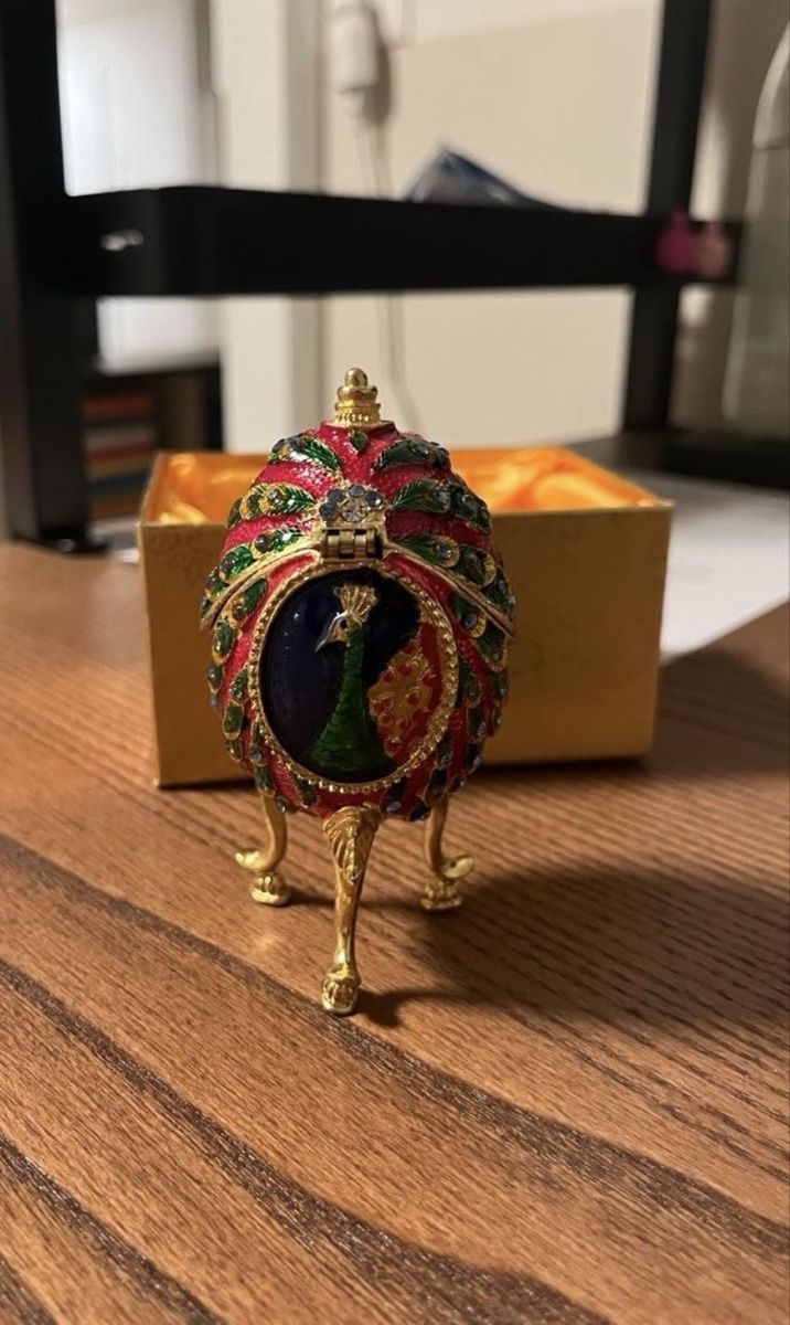 Tutte le decorazioni: Vintage-Inspired Peacock Trinket Egg – Nuovo (secondo la descrizione) da Altendorf venduto da gio_86dc 1