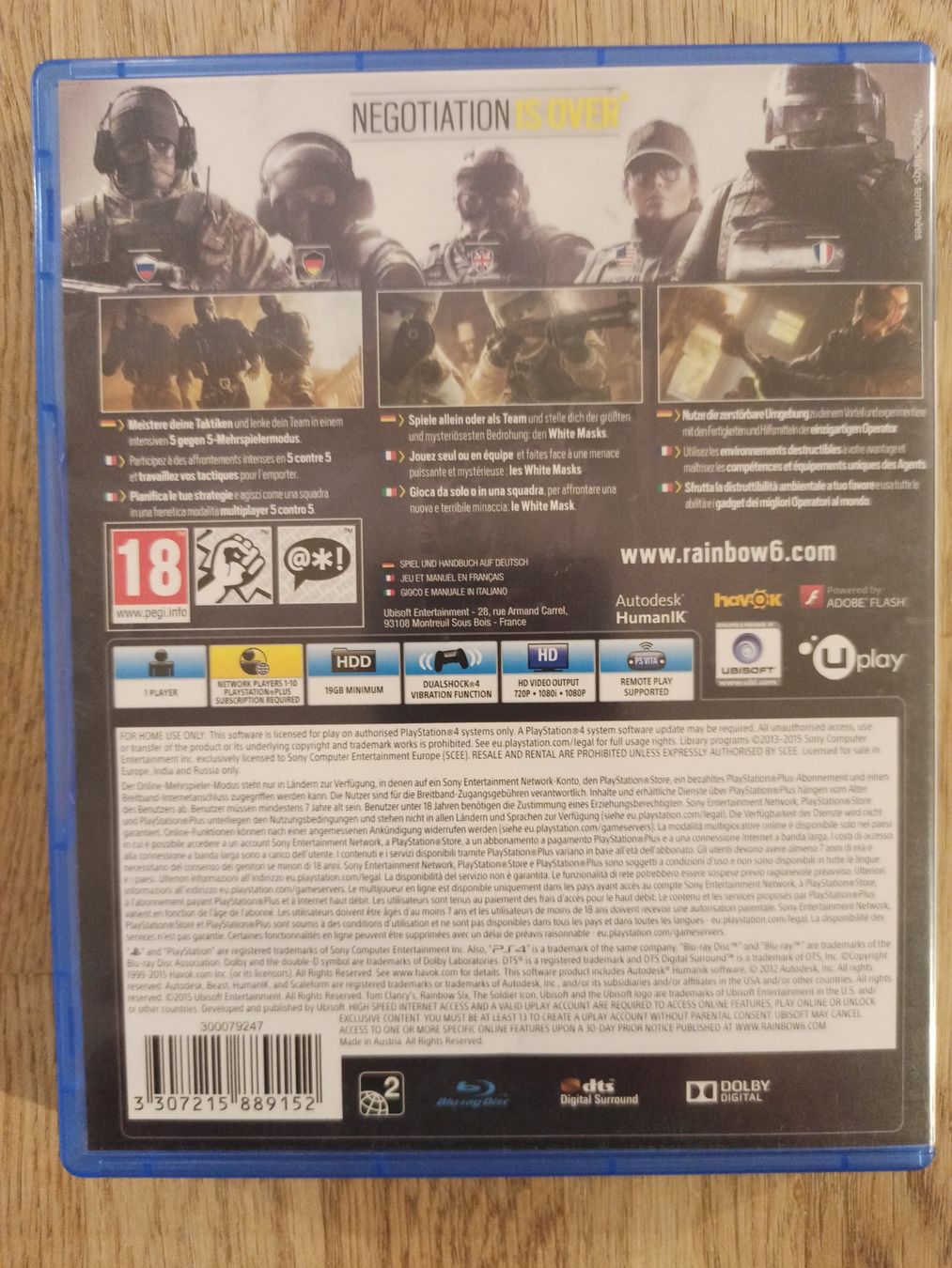 Giochi: Tom Clancy's Rainbow Six - Siege PS4 / PS5 – Usato da Oberweningen venduto da mar_87mx 1