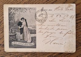 Gruss aus Rote Erde, Liebespaar 1897