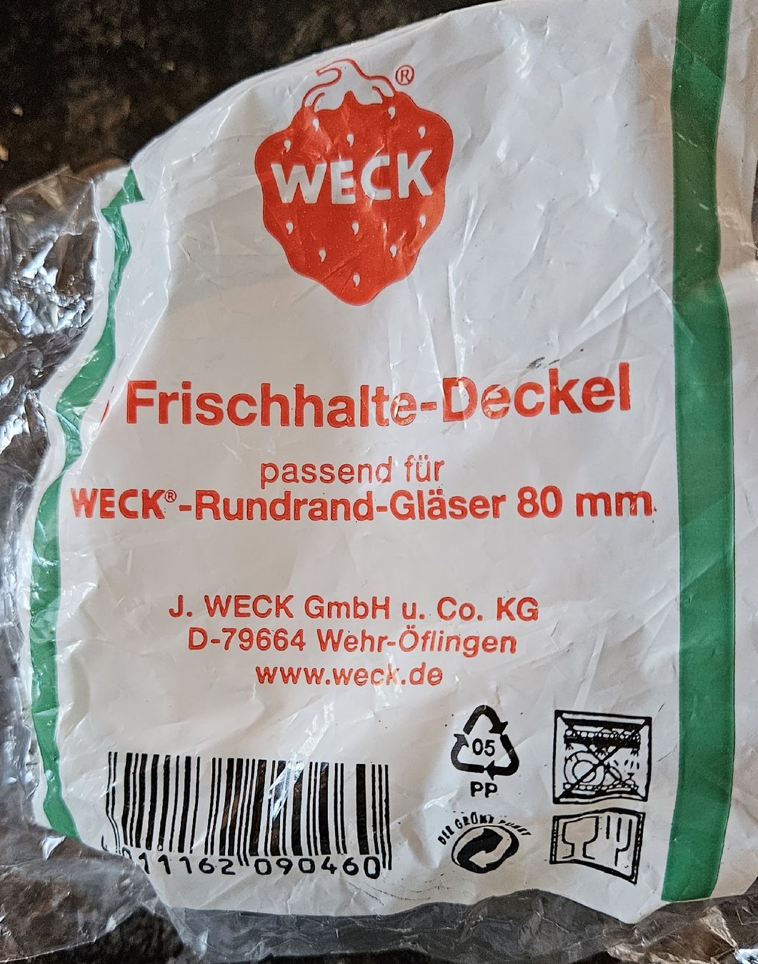 Weck Contenitori & Simili: Weck Frischhaltedeckel rund 80mm – Nuovo e nell'imballaggio originale da Frutigen venduto da dts_772s