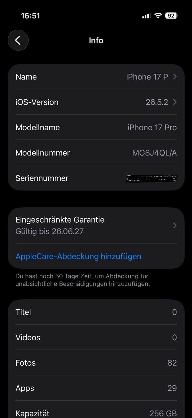 Apple Handys / Smartphones: Apple iPhone 17 Pro 256 GB, Deep Blue, noch neu – Neu (gemäss Beschreibung) aus Affoltern am Albis von Sspiridon 8