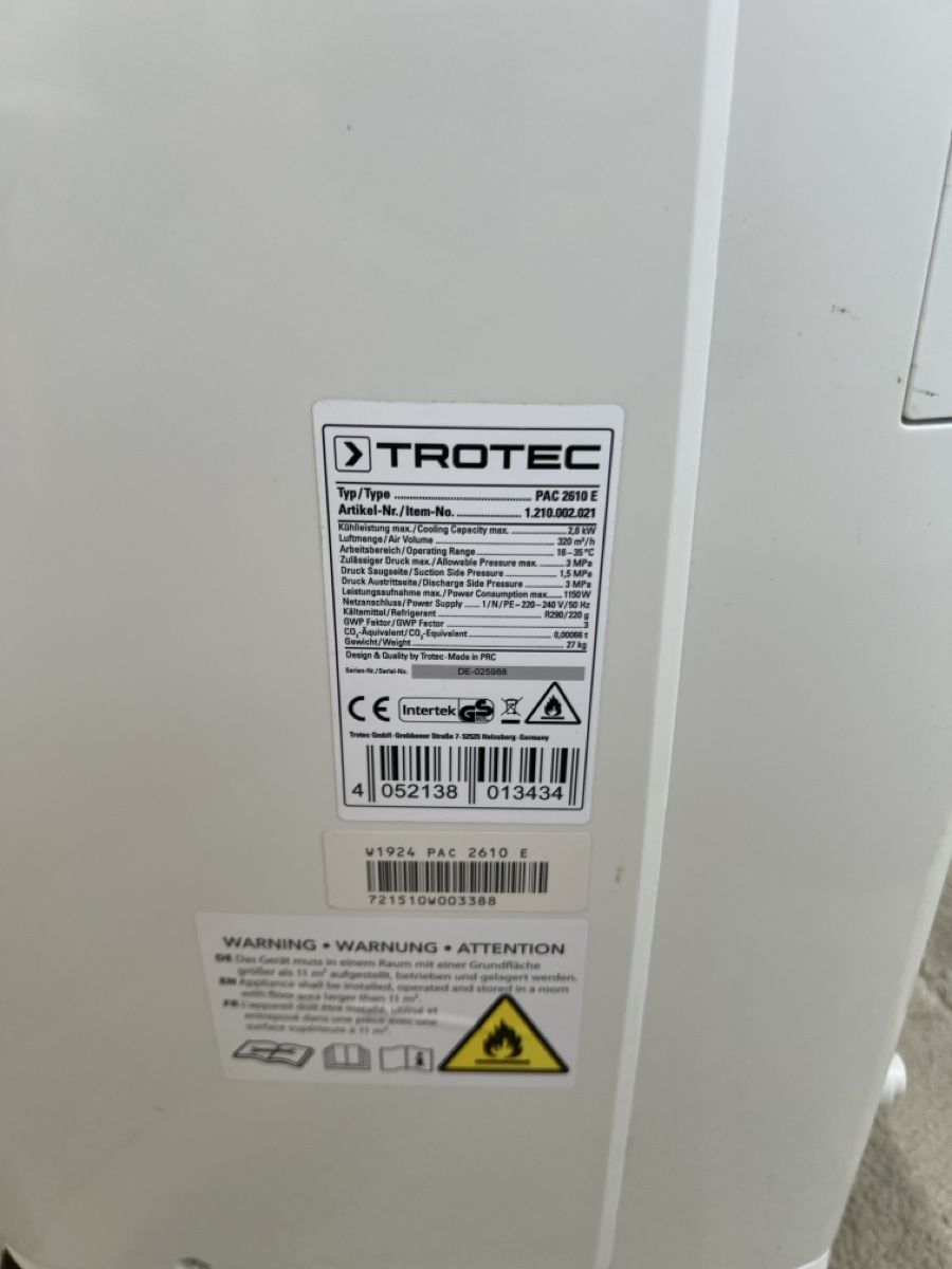 Climatiseurs: Klimagerät PAC 2610 E – D'occasion à Gossau SG par sunny063 3