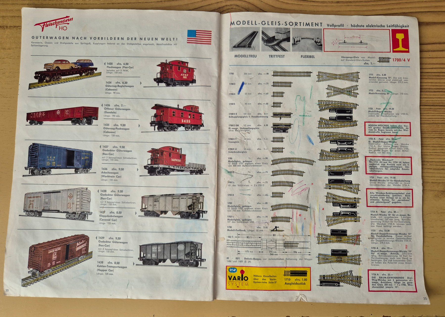 Fleischmann Dokumente: Fleischmann Katalog H0 1966/67 – Gebraucht aus Spreitenbach von aspen11 4