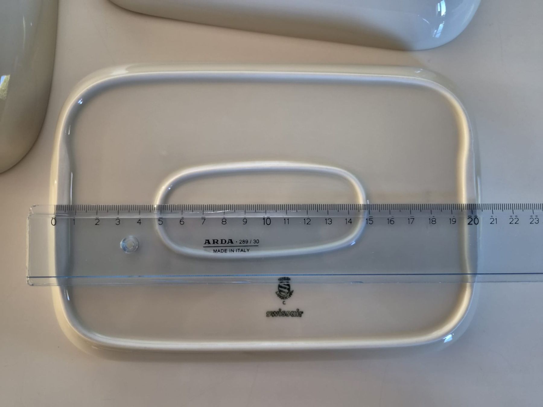 Piatti: 3 original SWISSAIR FIRST CLASS Teller / Servierschalen – Usato da Amriswil venduto da Alfaromeo007 8