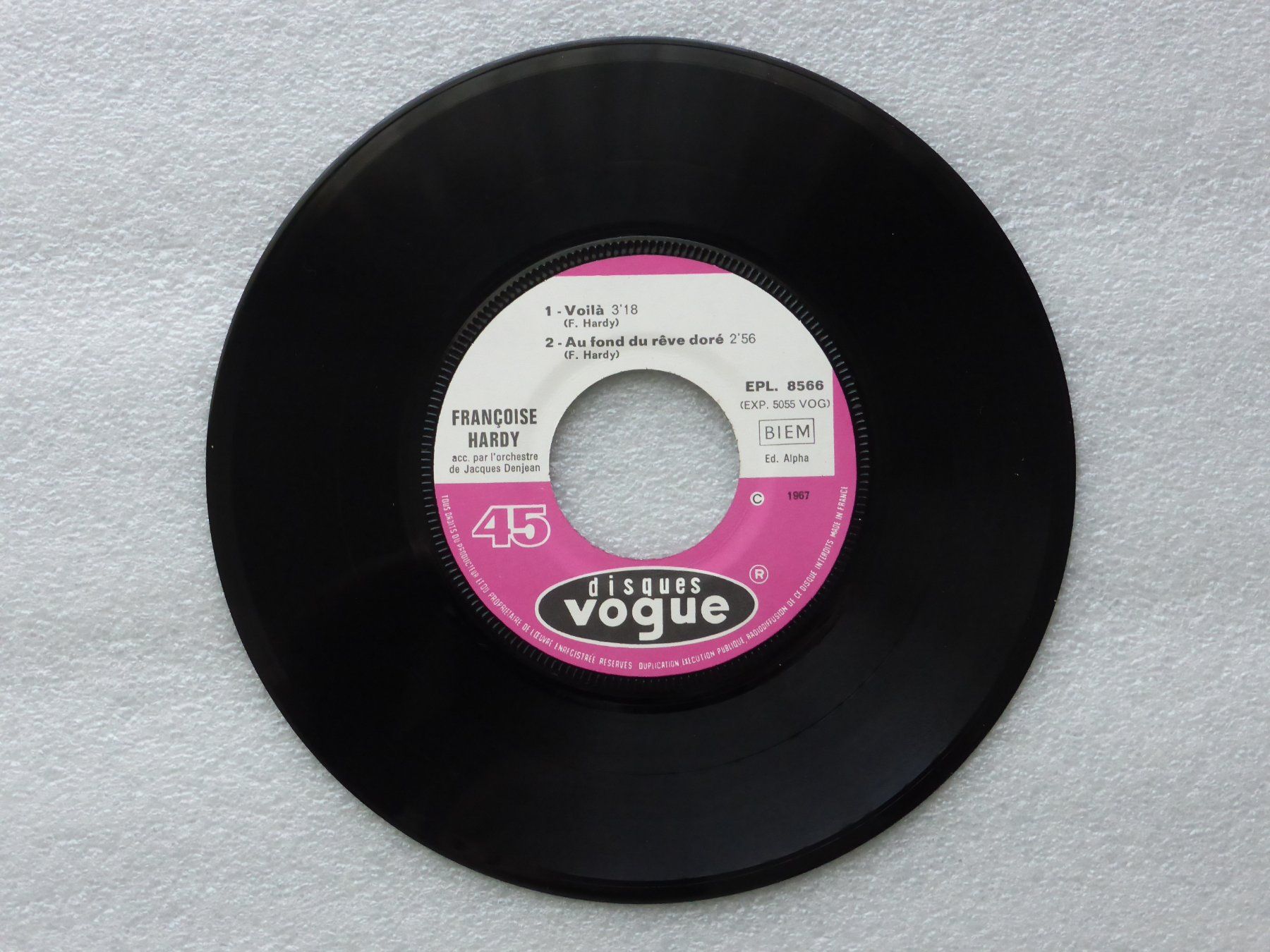 Dischi in vinile: Vinyl Single   EP   FRANCOISE HARDY – Usato da Küssnacht am Rigi venduto da Mondkinder 1
