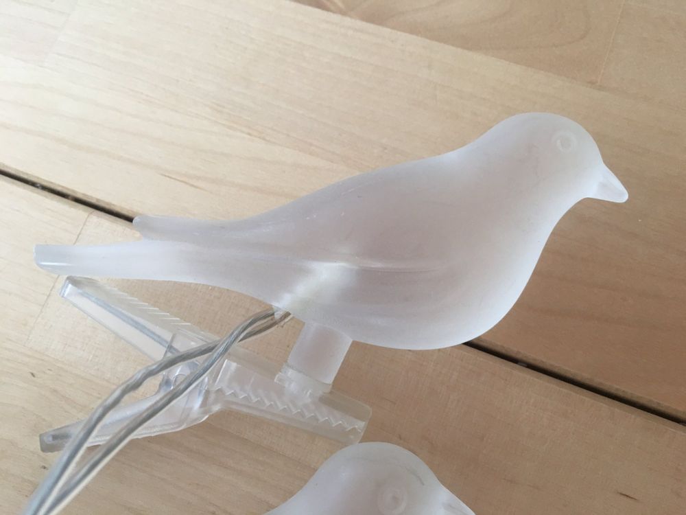 IKEA Skina Vögel Lichterkette blau innen aussen Ola Kaufen