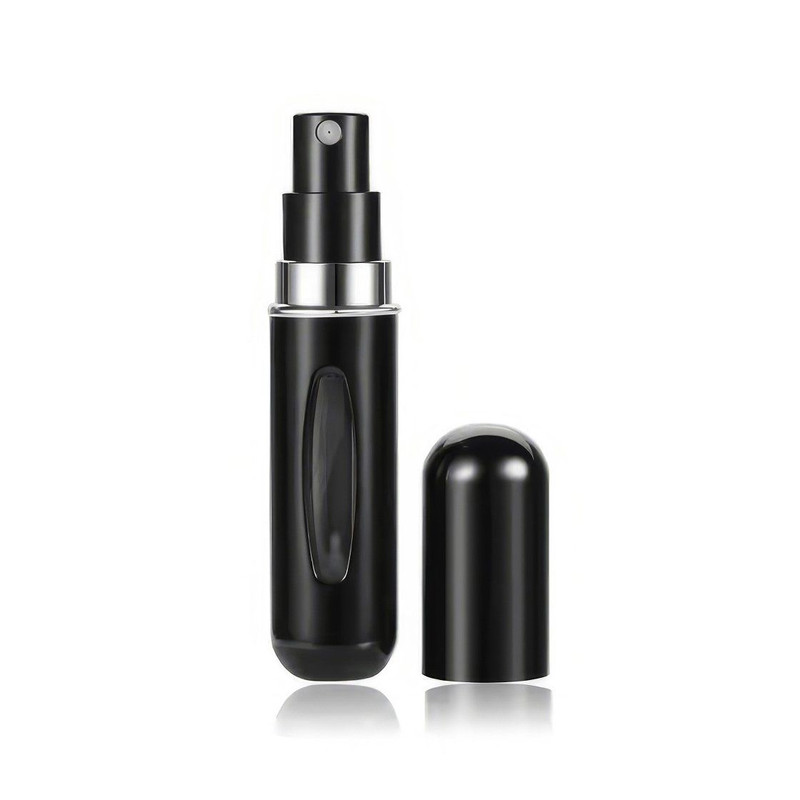 Flaconi: Mini Parfüm Zerstäuber Flasche / 5 ml / schwarz / Flacon – Nuovo e nell'imballaggio originale da Uster venduto da -FPS-
