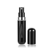 Mini Parfüm Zerstäuber Flasche / 5 ml / schwarz / Flacon