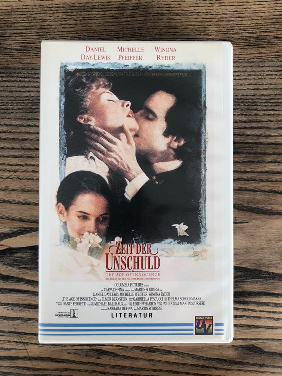 VHS Videokassette Zeit der Unschuld 1994 Winona Ryder Kaufen auf Ricardo
