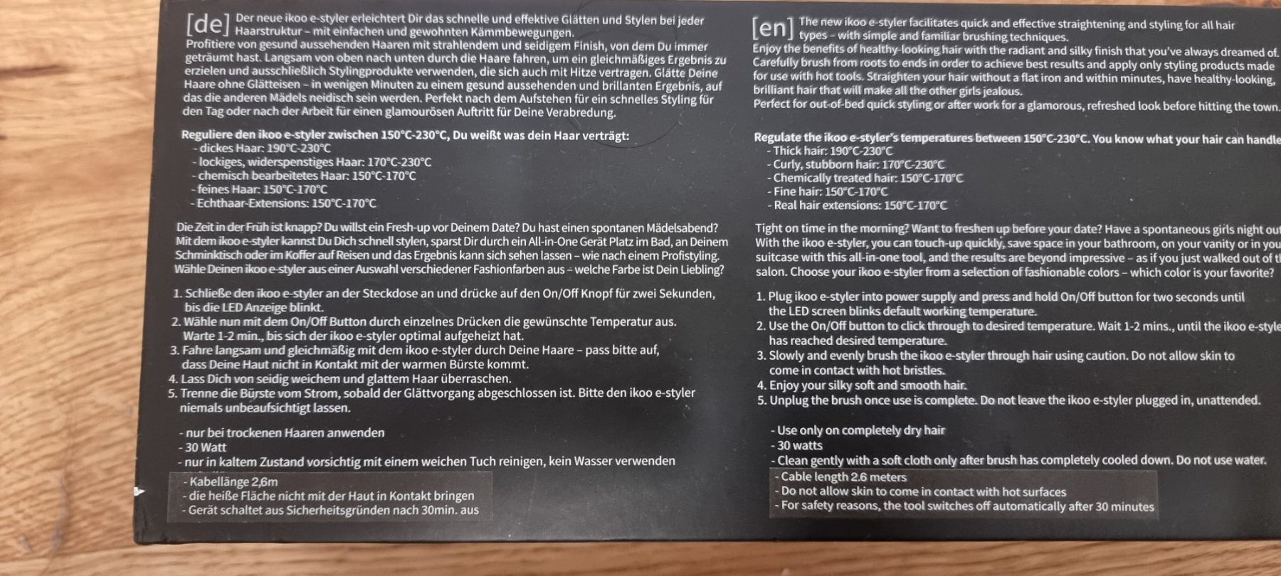 Altro per la cura dei capelli: Ikoo: e-styler Glättbürste "Sugar Plum" - Neuwertig! – Nuovo e nell'imballaggio originale da Lachen SZ venduto da allesweg78 3