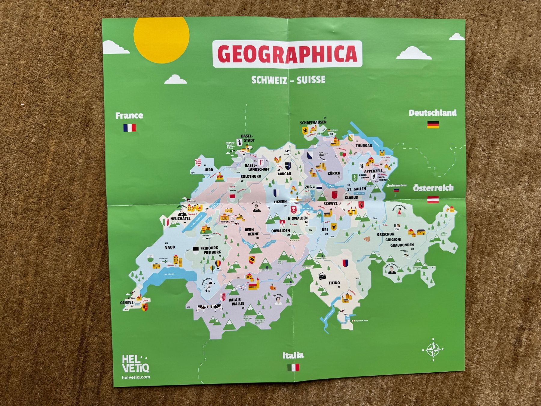 Giochi: Geographica - Schweiz- Suisse – Usato da Aarau venduto da Kilauea 3