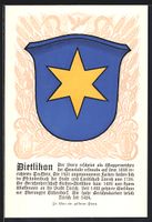 Dietlikon, Wappen mit goldenem Stern