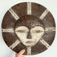ausdrucksstake alte Pende Maske Kongo 33 cm x 31,5 cm