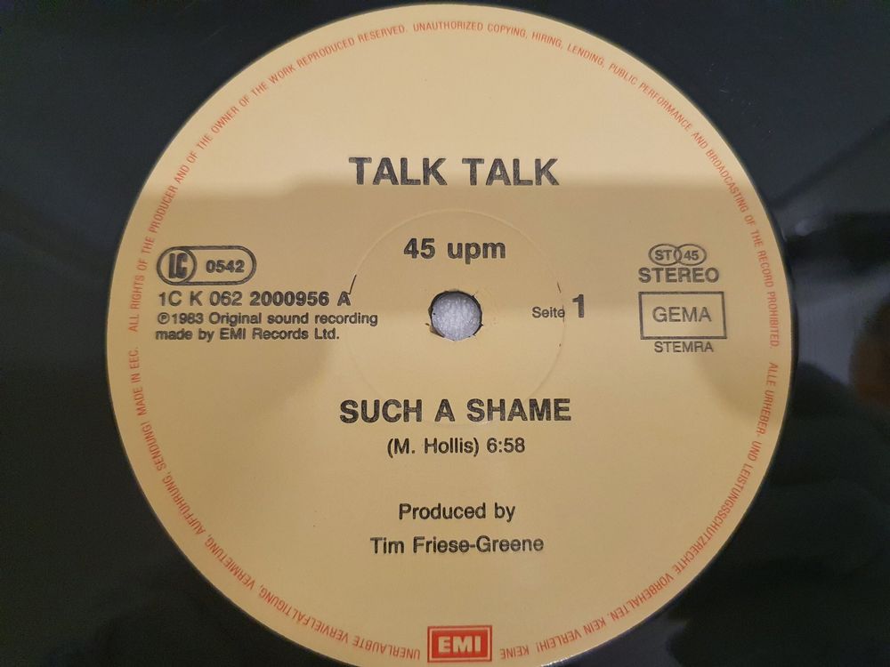 Talk Talk – Such A Shame (Gebraucht) in Uster für CHF 10 – mit ...