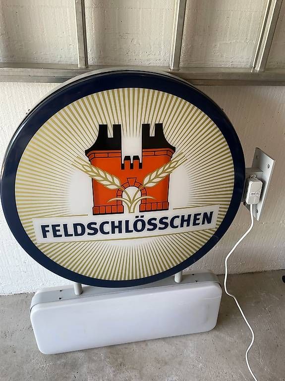 Lampes: Feldschlösschen Bier Leuchtreklame – D'occasion à Ettingen par Donald4107 4