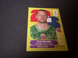 Panini WM 2026 Sticker: Örjan Nyland, Norwegen NOR 2