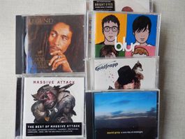 6 CDs -Bob Marley/Massive Attacke je 1