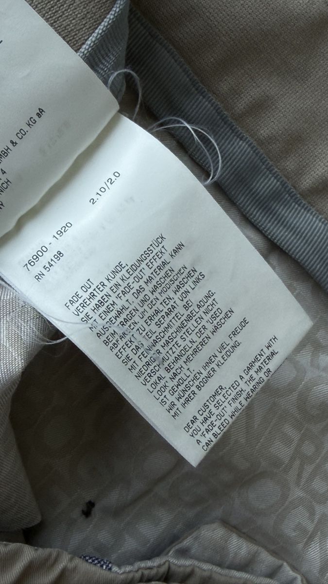 Bogner Pantaloni: Bogner Men's Chinos Beige Size 58 Used – Usato da Zürich venduto da xs_s_artikel 6