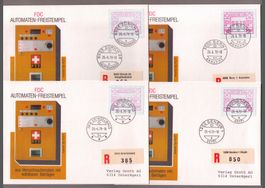 ATM 2_SERIE 4 ill. R-FDC vom 26.6.1978_Die 4 ERSTEN ORTE !
