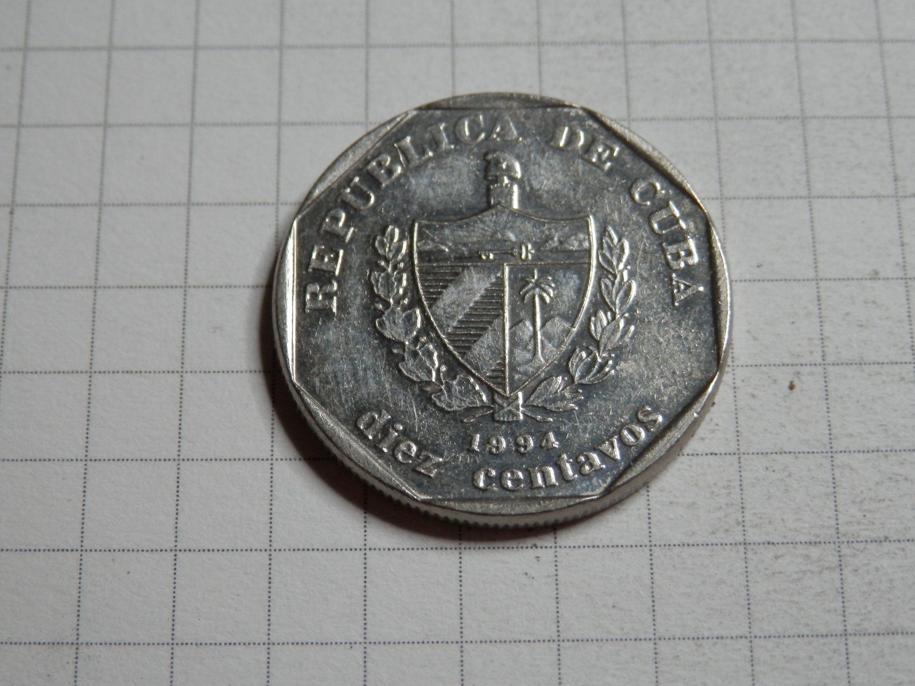 Tutti le monete: Kuba 10 Centavos, 1994 – Usato da Weiach venduto da weiach81