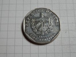 Kuba 10 Centavos, 1994