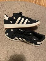 Adidas Sneakers Floral Pattern Black Size 37 1/3