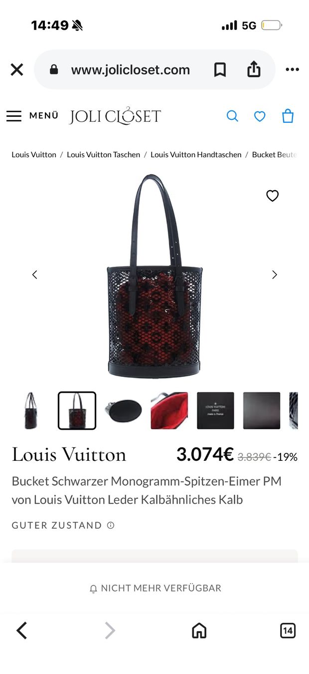 Louis Vuitton Borse da donna: Louis Vuitton Bucket bag – Nuovo (secondo la descrizione) da Zürich venduto da SecondhandZurich 7